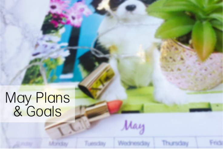 May Plans and Goals: a review of last month's goals, how successfully I stuck to them, plus my new plans and goals for May.